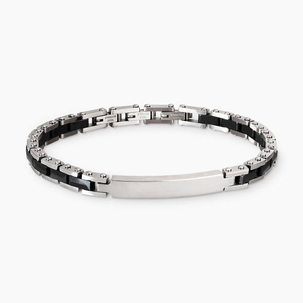 Bracciale uomo 2Jewels con elementi in ceramica