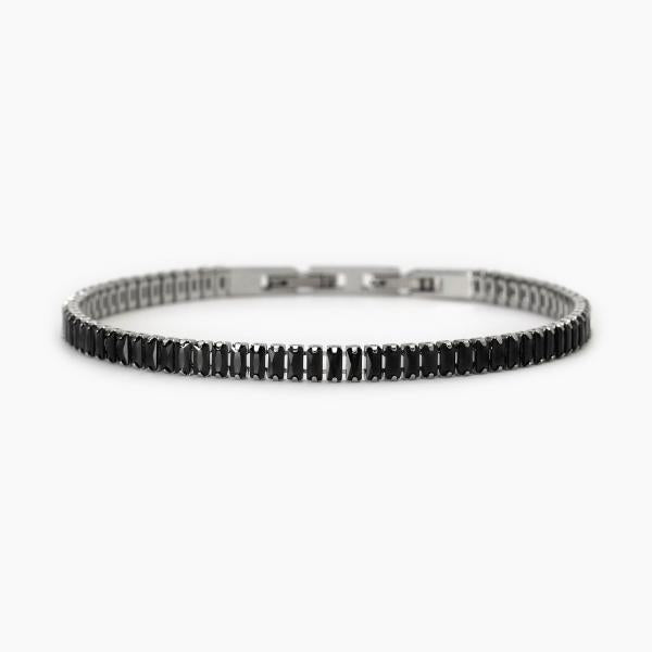 Bracciale uomo 2Jewels con cristalli baguette