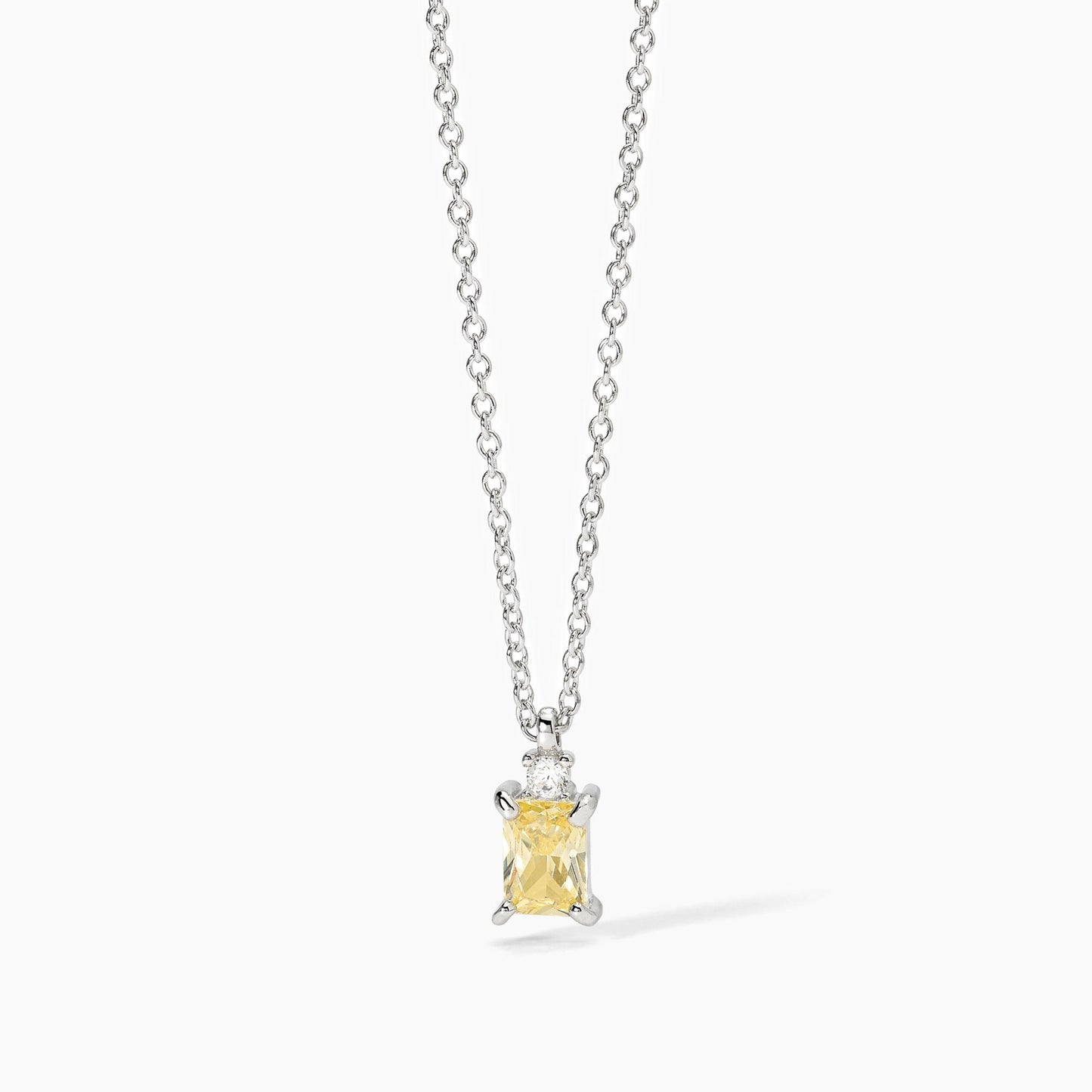 Collana  Mabina con zircone Lemon