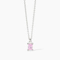 Collana  Mabina con zircone Rosa