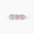 Anello donna Mabina in argento con tormaline sintetiche