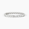 Bracciale donna  Mabina tennis in argento con zirconi bianchi