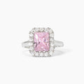 Anello donna Mabina in argento con zircone rosa