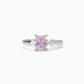Anello donna Mabina in argento con zircone rosa