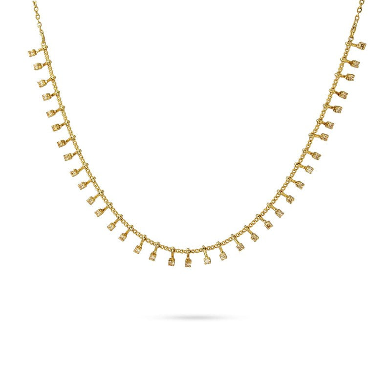 Collana Anartxy donna con zirconi colorati