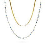 Collana Anartxy donna con cristallini colorati