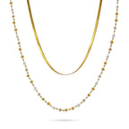 Collana Anartxy donna con cristallini colorati
