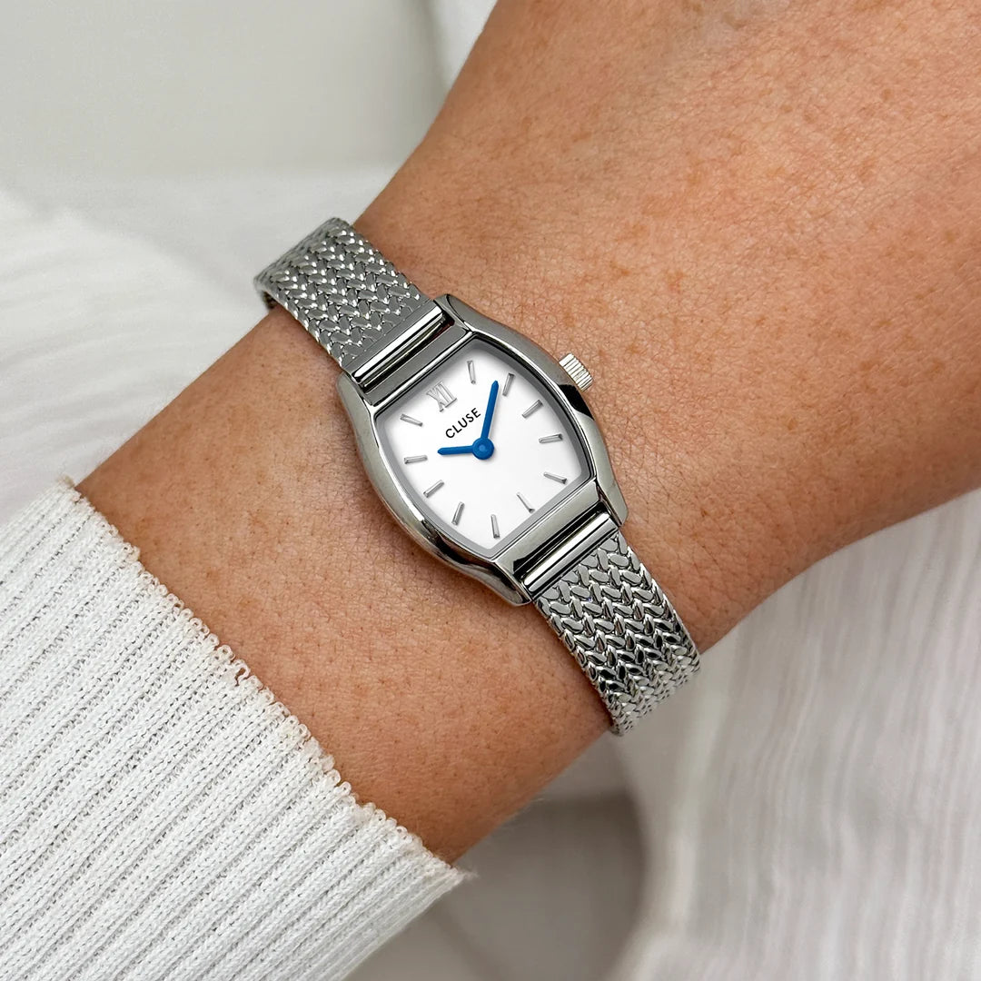 Orologio Cluse Tonnette mini Mesh silver