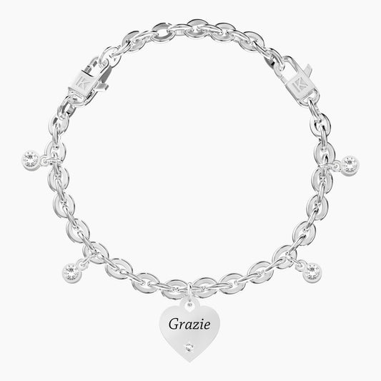 Bracciale donna Kidult CUORE | GRAZIE