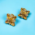 Orecchini Diamond Accessori Cross Champagne