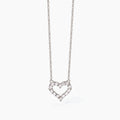Collana Mabina con cuore e zirconi