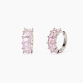Orecchini Mabina donna in argento con zirconi rosa