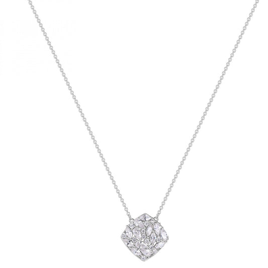 Collana Rosato Gemma diamond shape