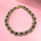 Collana Diamond Accessori donna con fiori di strass