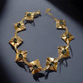 Collana Diamond Accessori donna a quadrati con pietre