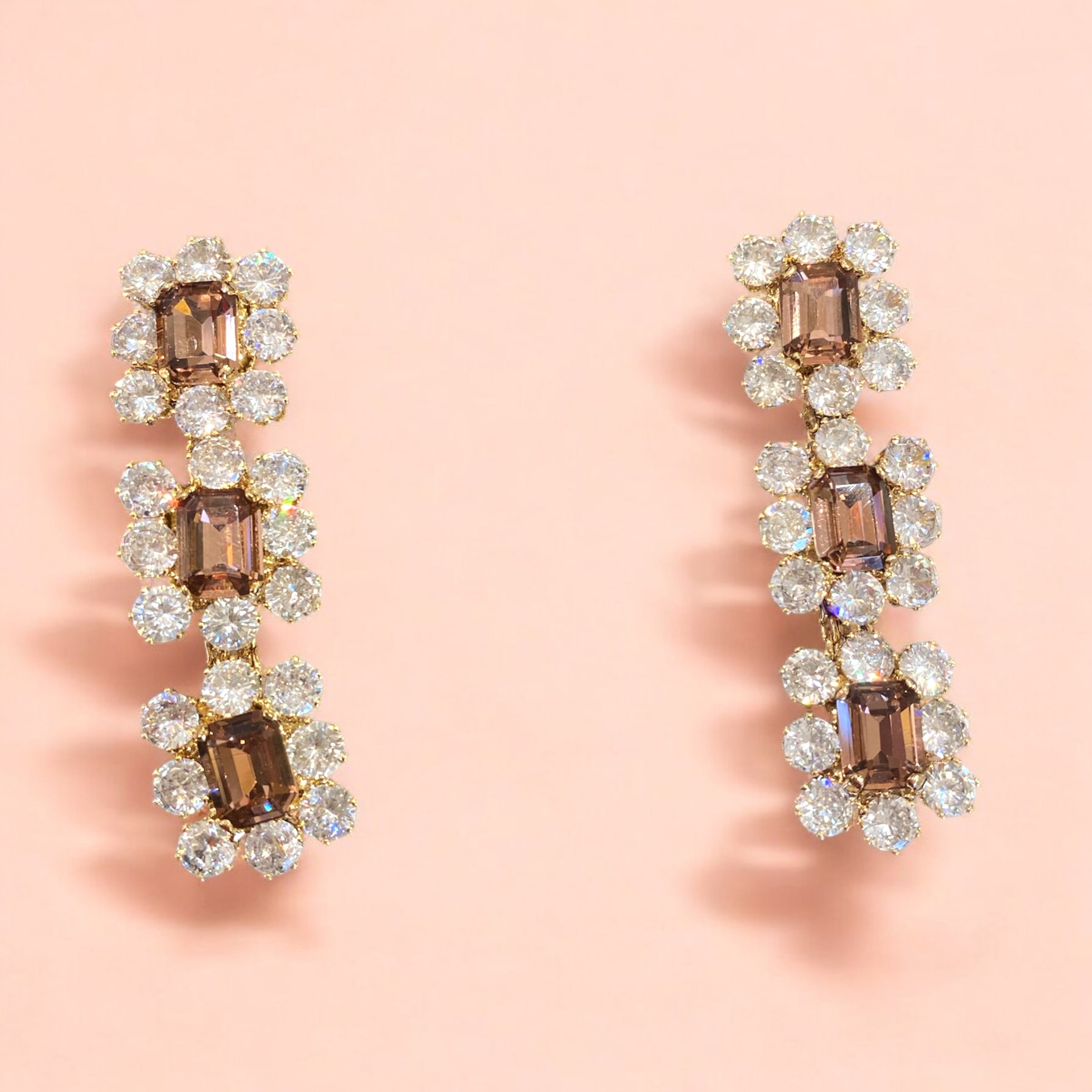 Orecchini Diamond Accessori pendenti Tre fiori
