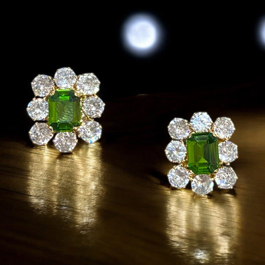 Orecchini Diamond Accessori Petite Fleur Verte