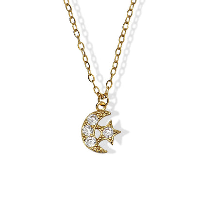 Collana Anartxy donna Luna e stella