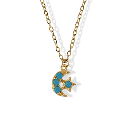 Collana Anartxy donna Luna e stella