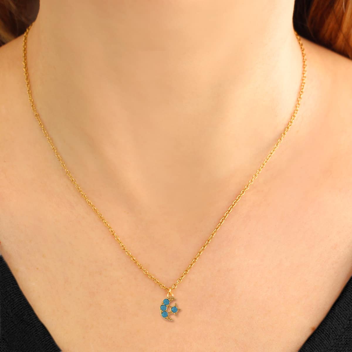 Collana Anartxy donna Luna e stella