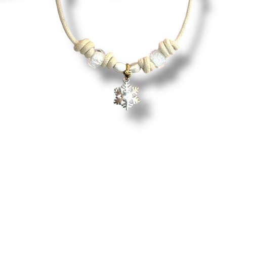 Bracciale cordino Dodo Mariani ‘’fiocco di neve’