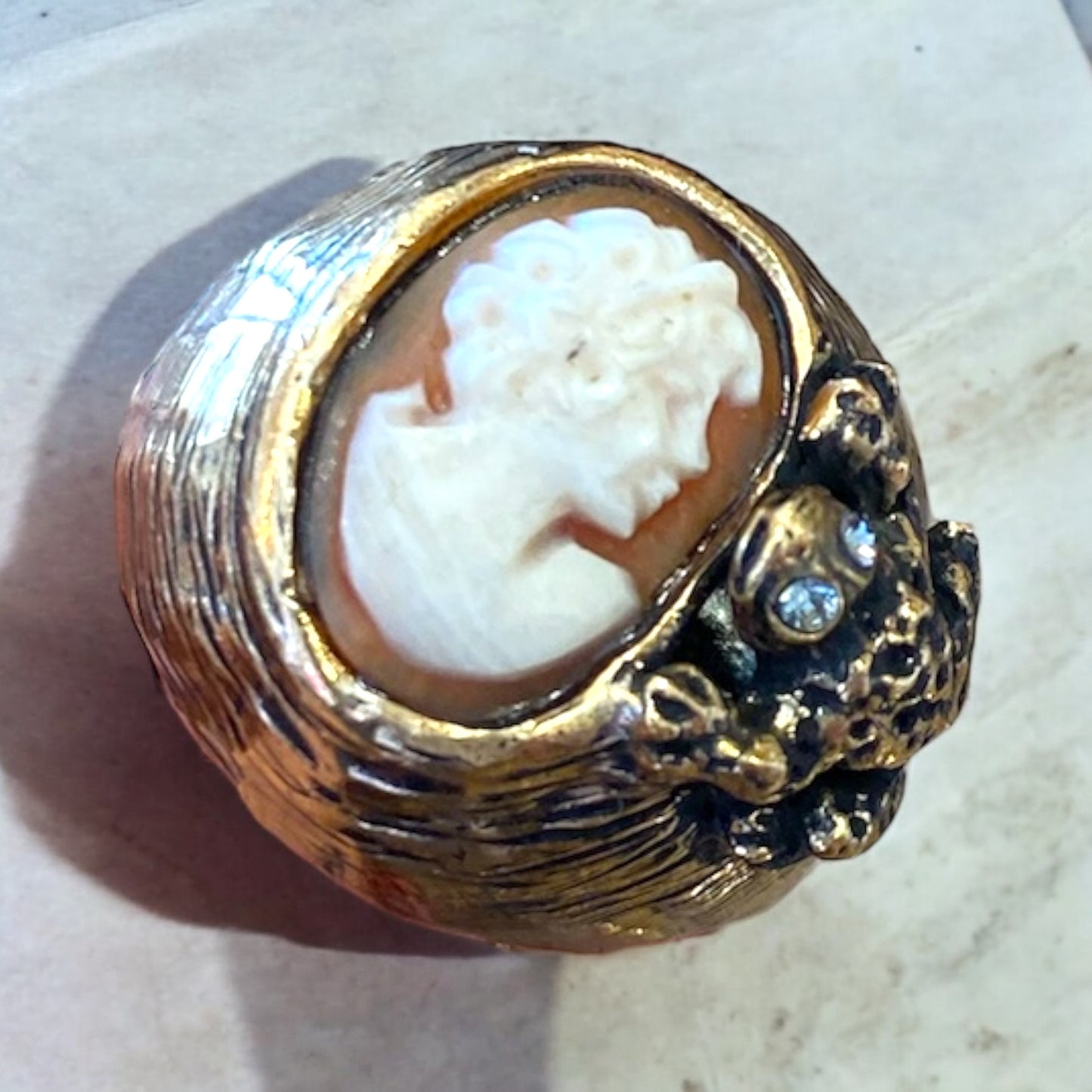 Anello Alcozer cammeo