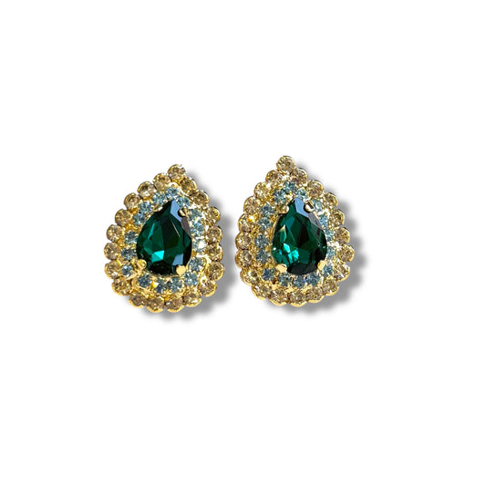 Orecchini Diamond Accessori donna goccia smeraldo