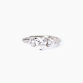 Anello donna Mabina in argento con zirconi cuore