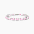 Bracciale donna  Mabina in argento con zirconi rosa