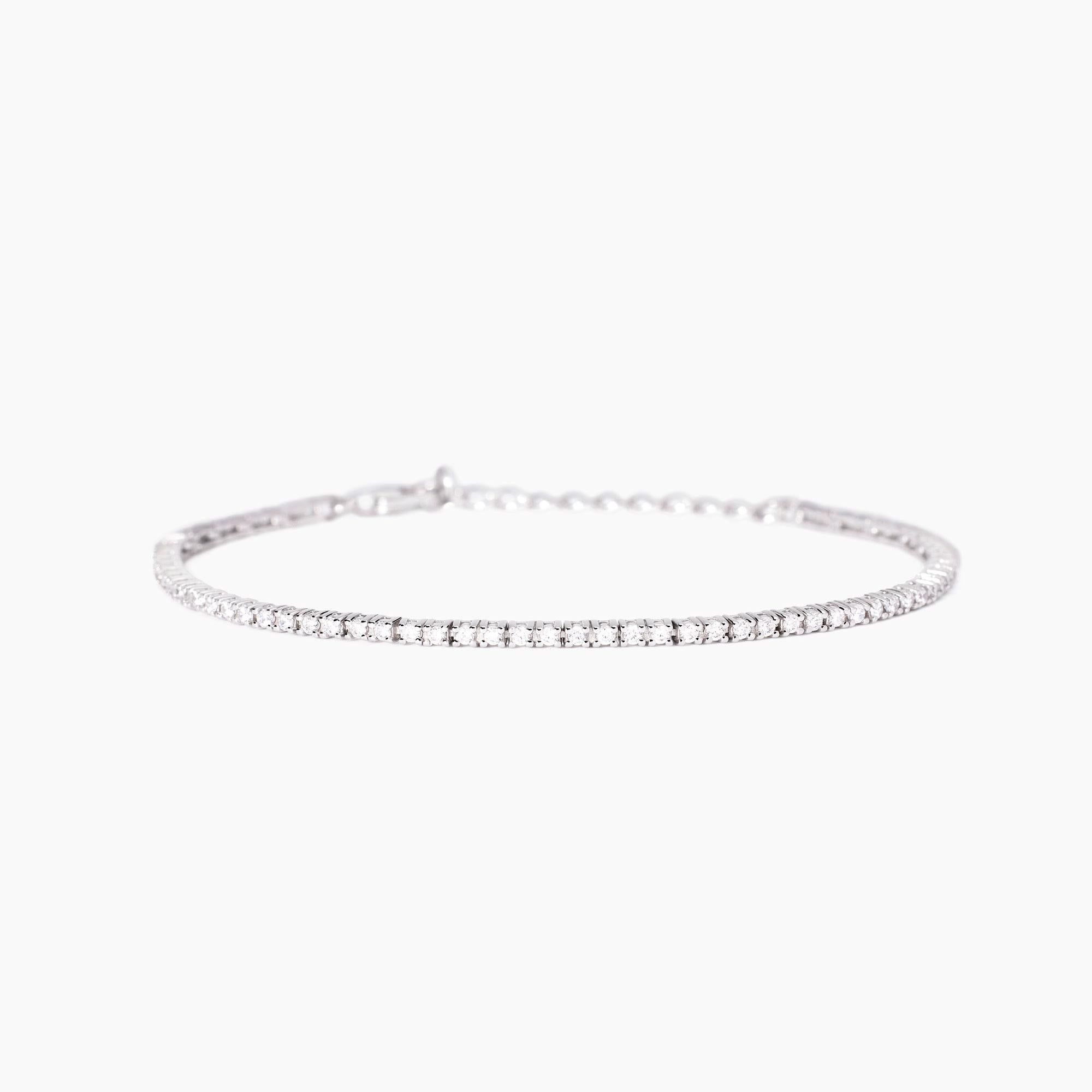 Bracciale donna  Mabina mini tennis con zirconi