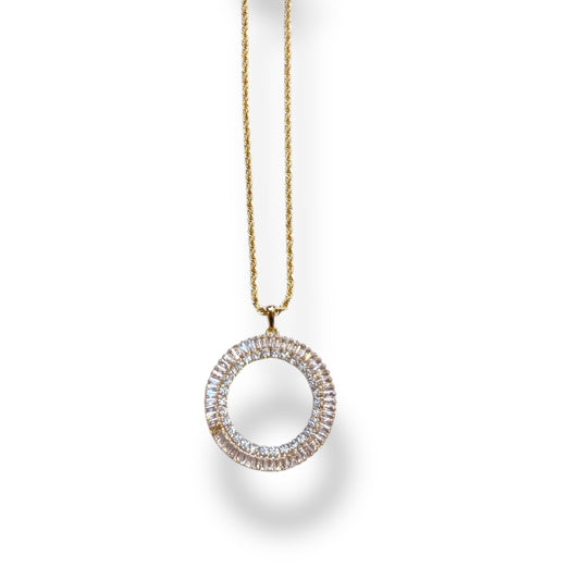 Collana donna Diamond accessori Cerchio incantato
