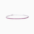 Bracciale donna  Mabina mini tennis con tormalina sintetica