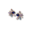 Orecchini Diamond Accessori Papillon Blu e rosa