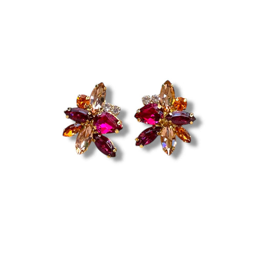 Orecchini Diamond Accessori Papillon fucsia