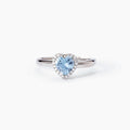 Anello Mabina donna Cuore acquamarina Love affair