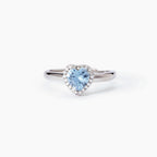 Anello Mabina donna Cuore acquamarina Love affair