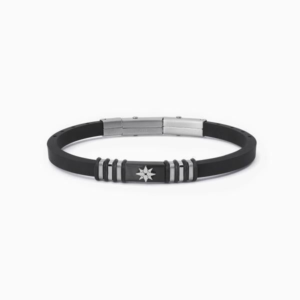 Bracciale uomo 2Jewels Silicone nero