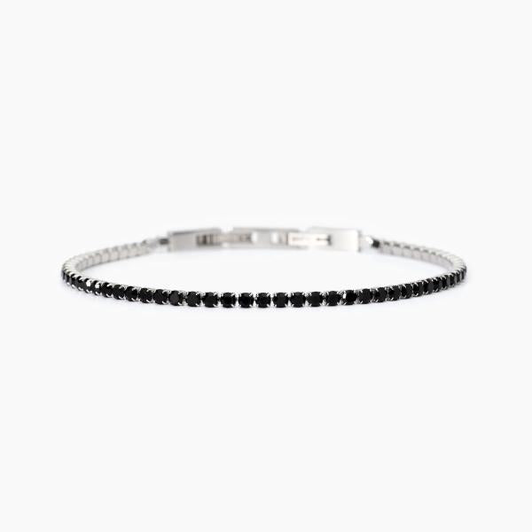 Bracciale uomo 2Jewels Tennis nero