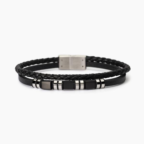 Bracciale uomo 2Jewels Cuoio