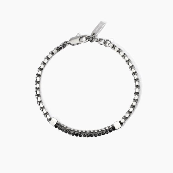 Bracciale uomo 2Jewels Catena e cristalli