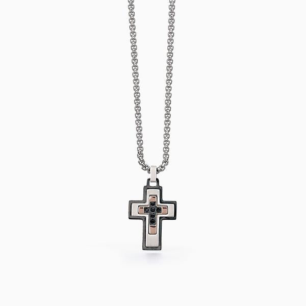 Collana 2Jewels uomo Croce