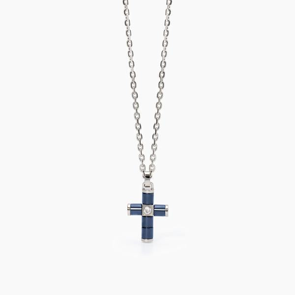 Collana 2Jewels uomo Croce ceramica