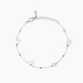 Bracciale donna  Mabina in argento con perle conchiglia