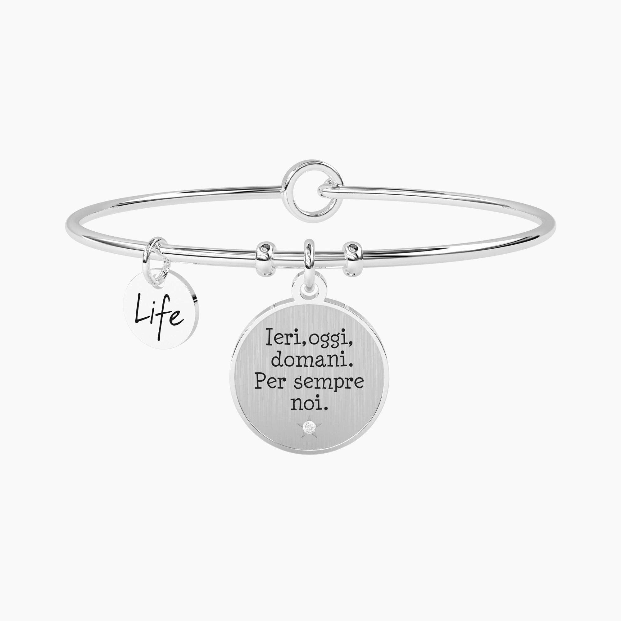 Bracciale donna Kidult IERI OGGI DOMANI. PER SEMPRE NOI.