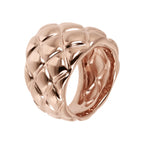 Anello Bronzallure a Fascia Graduato Matelassé