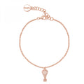 Bracciale donna Rosato Aria con mongolfiera rosè e zirconi