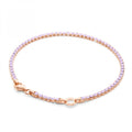 Bracciale donna Rosato Storie modello tennis rosè con zirconi ametista