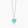 Collana donna Mabina con ciondolo cuore tiffany