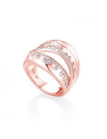 Anello Donna Marcello Pane Intreccio e zirconi