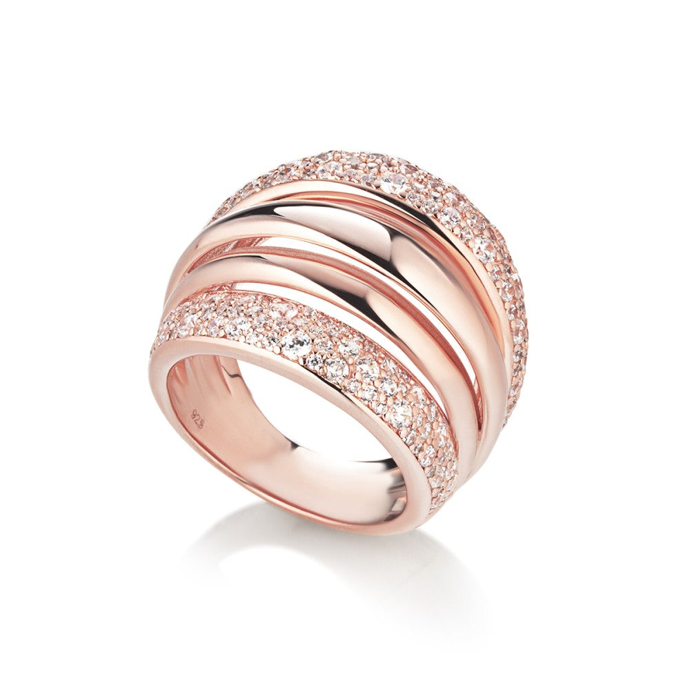 Anello Donna Marcello Pane Fascione pavé